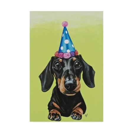 Victoria Coleman 'Party Dog Iii' Canvas Art,16x24